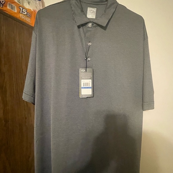 Callaway Men's Gray Polo Shirt - Picture 1 of 8